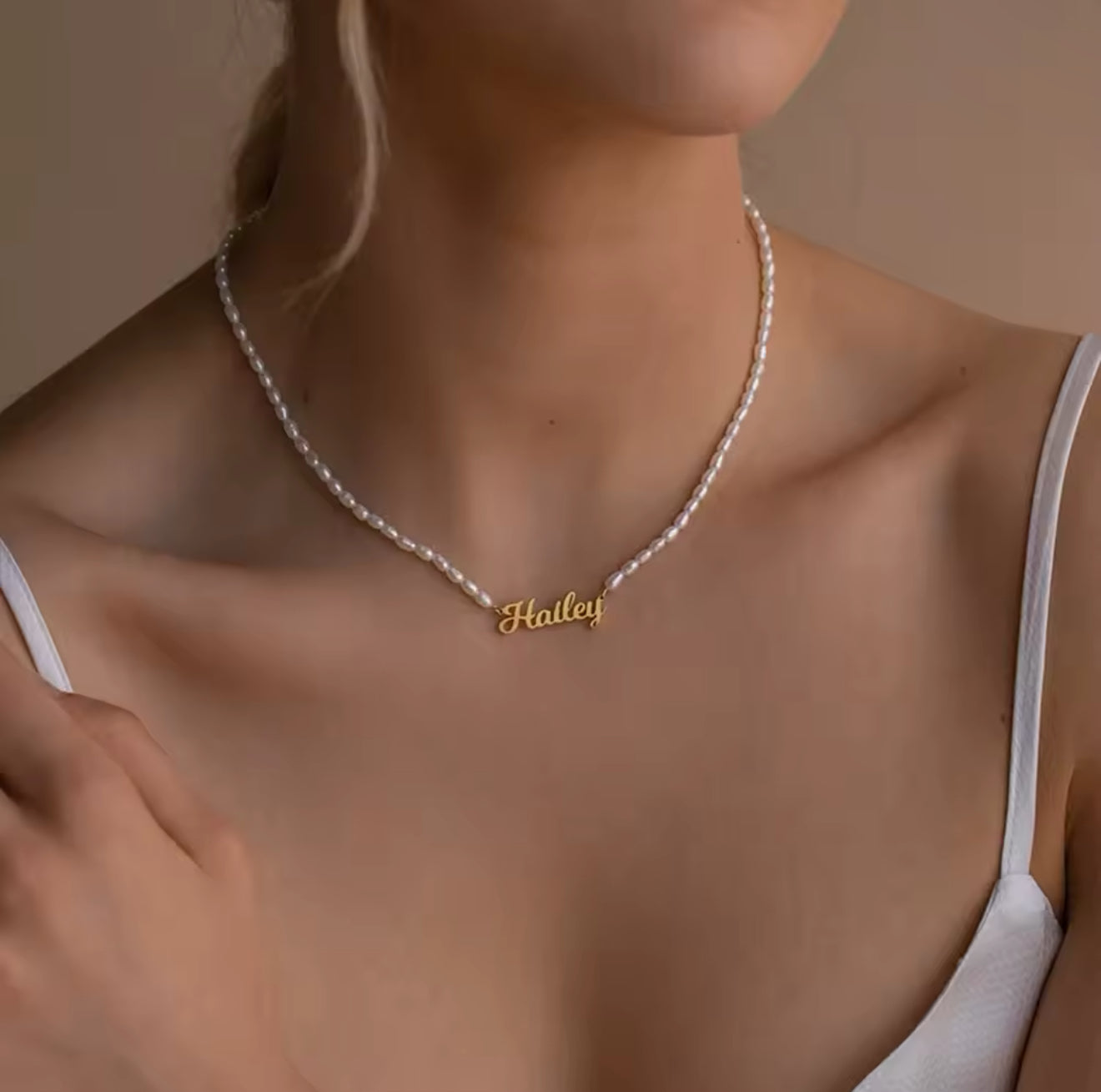 Personalisierte Perlenkette