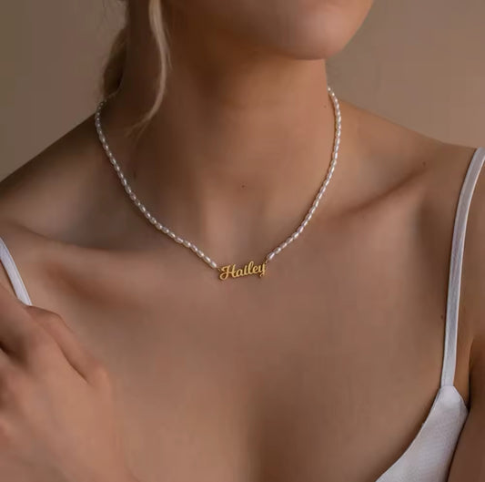 Personalisierte Perlenkette